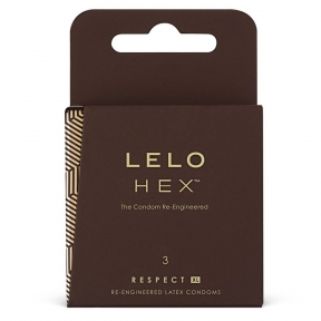 Презервативы LELO HEX Condoms Respect XL 3 Pack (SO8132)