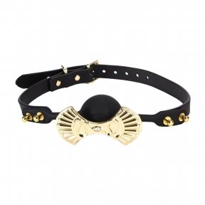 Розкішний кляп Zalo Silicone Ball Gag Black (SO8229)