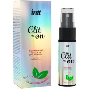 Возбуждающий спрей для клитора Intt Clit Me On Peppermint Cooling Effect 12 мл, охлаждающий эффект (SO8392)