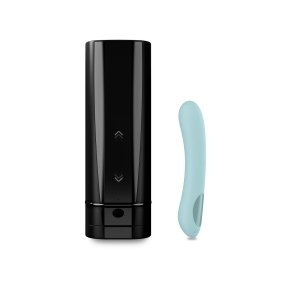 Інтерактивний набір мастурбатор + стимулятор точки G Kiiroo Onyx+ та Pearl 2+ Couple Set Turquoise (SO8400)