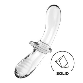 Стеклянный дилдо Satisfyer Double Crystal (Transparent) (SO8784)