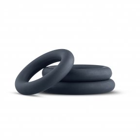 Набор эрекционных колец Boners 3-Piece Cock Ring Set - Grey (SO8844)