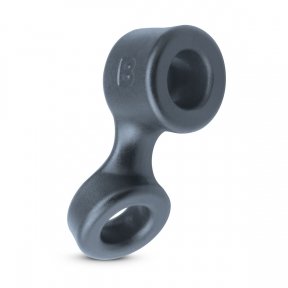 Эрекционное кольцо Boners Cock Ring And Ball Stretcher - Grey (SO8852)