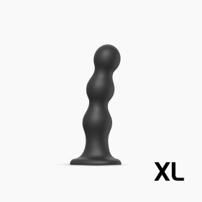 Насадка для страпона Strap-On-Me Dildo Plug Balls Black XL (SO8996)