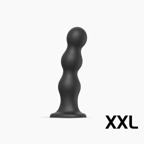 Насадка для страпона Strap-On-Me Dildo Plug Balls Black XXL (SO8998)
