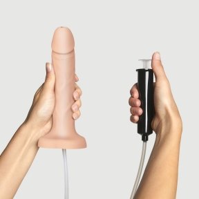 Кончающий фаллоимитатор Strap-On-Me SQUIRTING CUM DILDO REALISTIC Vanila L (SO9016)