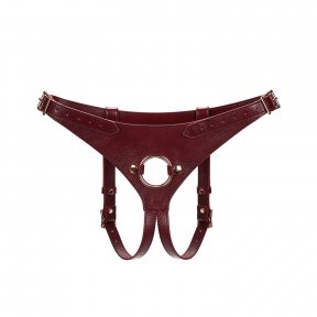 Трусики для страпона Liebe Seele Wine Red Strap on Harness (SO9464)