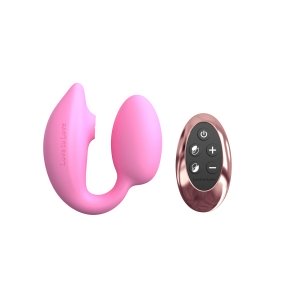 Виброяйцо с вакуумной клиторальной стимуляцией Love To Love Wonderlover PINK PASSION (SO9616)