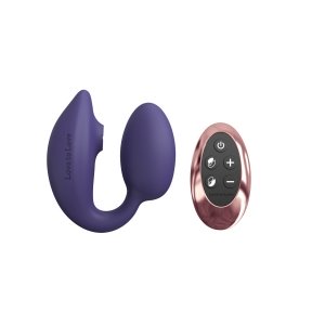 Виброяйцо с вакуумной клиторальной стимуляцией Love To Love Wonderlover MIDNIGHT INDIGO (SO9617)