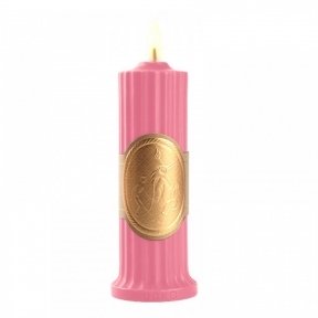 Свеча низкотемпературная розовая Low temperature wax candle 150 г (U62916)
