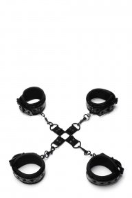 Система Фиксации манжеты с пряжками WHIPSMART DIAMOND HOGTIE BLACK (T160602)
