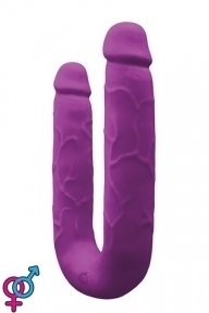 Подвійний фаллоімітатор COLOURS DP PLEASURES PURPLE (T280768)