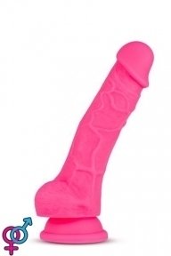 Фалоімітатор з подвійною щільністю NEO 7.5 INCH COCK W. BALLS (T331043)
