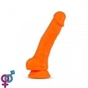 Фалоімітатор з подвійною щільністю NEO ELITE 7.5 INCH ORANGE (T331181)