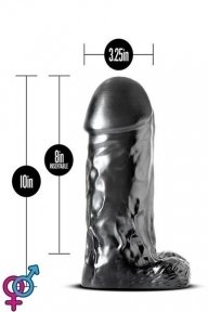 Фалоімітатор Гігант JET DESTROYER CARBON METALLIC BLACK (T331270)