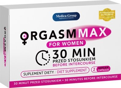 Таблетки ORGASM MAX оргазм и либидо женщин, 2 капсулы (32-00045)