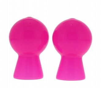 Вакуумні стимулятори для сосків NMC NIPPLE SUCKER PAIR IN SHINY PINK (T160010)