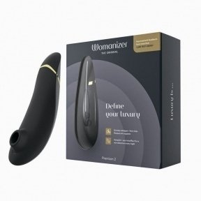 Вакуумний кліторальний стимулятор Womanizer Premium 2 BLACK (SO8749)