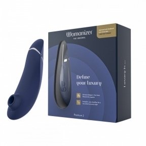 Вакуумний кліторальний стимулятор Womanizer Premium 2 Blueberry (SO8752)