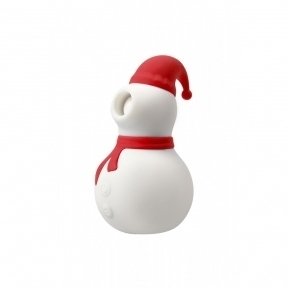Вакуумный стимулятор клитора Снеговик Chisa Snowman Red (CH32825)