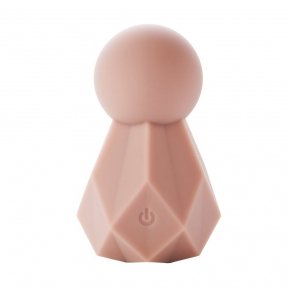 Вібратор для клітора у вигляді кристалу Sweet Em Velvet Lure, рожевий (89509)