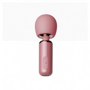 Вибратор-микрофон мини Qingnan 5 Powerful Mini Wand Massager, рожевий (Q95513)