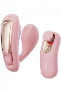 Вібратор в трусики з дистанційним керуванням Qingnan No.6 Wireless Control Beige, рожевий (Q96633)