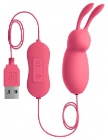 Віброкуля у вигляді зайчика OMG! Bullets #Cute, рожева (PD545015)