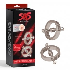 Зажимы для сосков пружинные Chisa Sins Metal (CH32400)