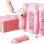 Набір секс іграшок Zalo UNICORN Vibratrion Thrusting Set-PINK (ZL30226)