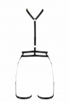 Портупея-стрепы с двойным ремнем DENIRA black XXL/XXXL - Passion Exclusive (SO2522)