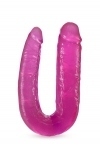 Двойной фаллоимитатор B YOURS DOUBLE HEADED DILDO PINK (T331271)