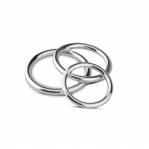 Набор эрекционных колец Sinner Gear Unbendable - Cock/Ball Ring & Glans Ring Set (SO4584)