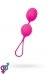 Вагинальные шарики Toyfa A-Toys, силикон, розовый, O 3,5 см (661100764001)