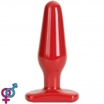 Анальна пробока Doc Johnson Red Boy - Medium 5.5 Inch, 14х4 см
