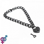 Нашийник з ланцюжка Heart, Black (810336)