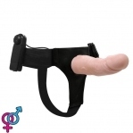Страпон Ultra Passionate Harness Flesh Vibrating