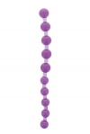 Анальная цепочка Jumbo Jelly Thai Beads Carded, LAVENDER (T110505)