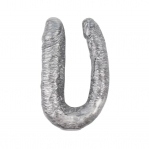 Подвійний фаллоімітатор (двосторонній) Chisa Dixie Normous-Silver (CH82490)