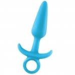 Анальна пробка з кільцем, що світиться FIREFLY PRINCE MEDIUM BLUE (T280463)