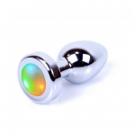 Анальная пробка со светодиодом Plug-Jewellery PLUG - Disco Flashlight размер S, 7х2.7 см (64-00007)