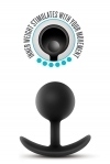 Анальний плаг Blush з внутрішнім кулькою Adventures Platinum Silicone Vibra (T331465)