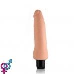 Реалістичний вібратор Real Feel Cyberskin Vibrator 2 Flesh 8
