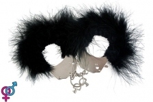 Наручники металлические Adrien Lastic Handcuffs, черный