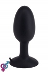 Анальная пробка с внутренним шариком ROLL PLAY LARGE BLACK (DT51081)