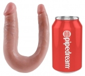 Подвійний фалоімітатор Pipedream King Cock Small Double Trouble - Flesh (PD21384)