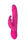 Подвійний вібратор кролик Dream Toys VIBES OF LOVE COCKY RABBIT MAGENTA (DT21596)