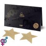 Украшение на соски Bijoux Indiscrets - Flash Star Gold