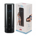 Мастурбатор Kiiroo Onyx+ Asa Akira, 10 кілець, що стискають, не треба рухати, теледильдоніка (SO7673)