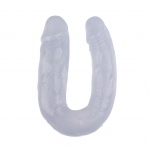 Фалоімітатор подвійний Chisa Hi-Rubber 14 Clear (CH41670)